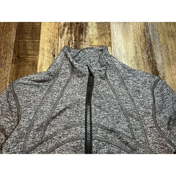 Lululemon Define Jacket Heathered Black Luon Size 2